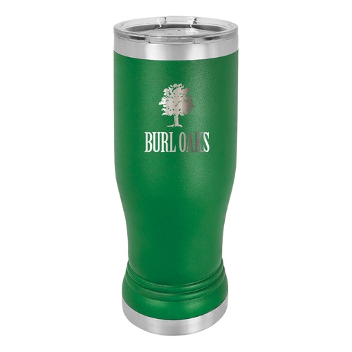 20 OZ. GREEN POLAR CAMEL STAINLESS PILSNER WITH LID